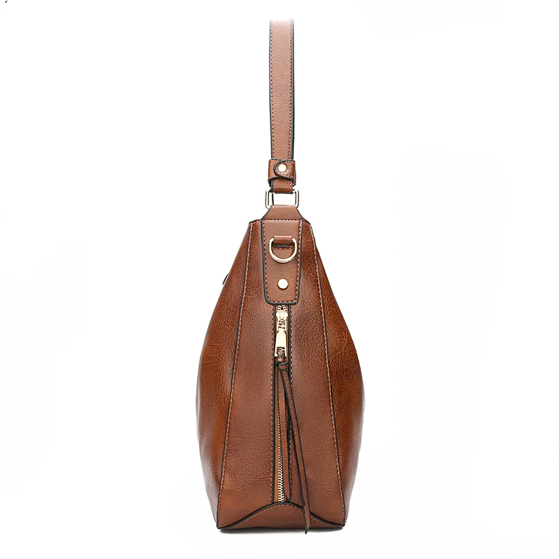 DIDABEAR Hobo Bag Leather Women Handbags Female Leisure Shoulder Bags Fashion Purses Vintage Bolsas Large Capacity Tote bag_4