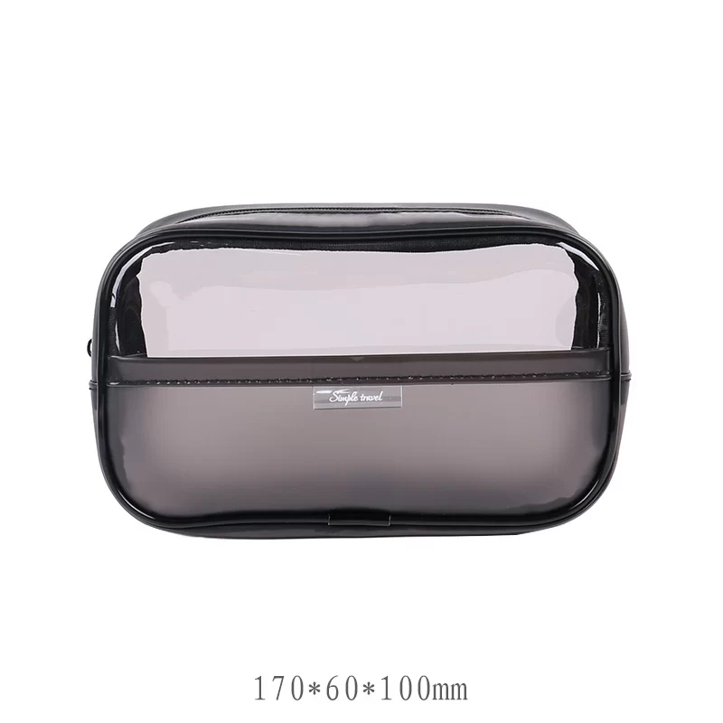 PVC waterproof transparent cosmetic bag wash bath storage bag travel multi-function storage bag cosmetic handbag tool box_16