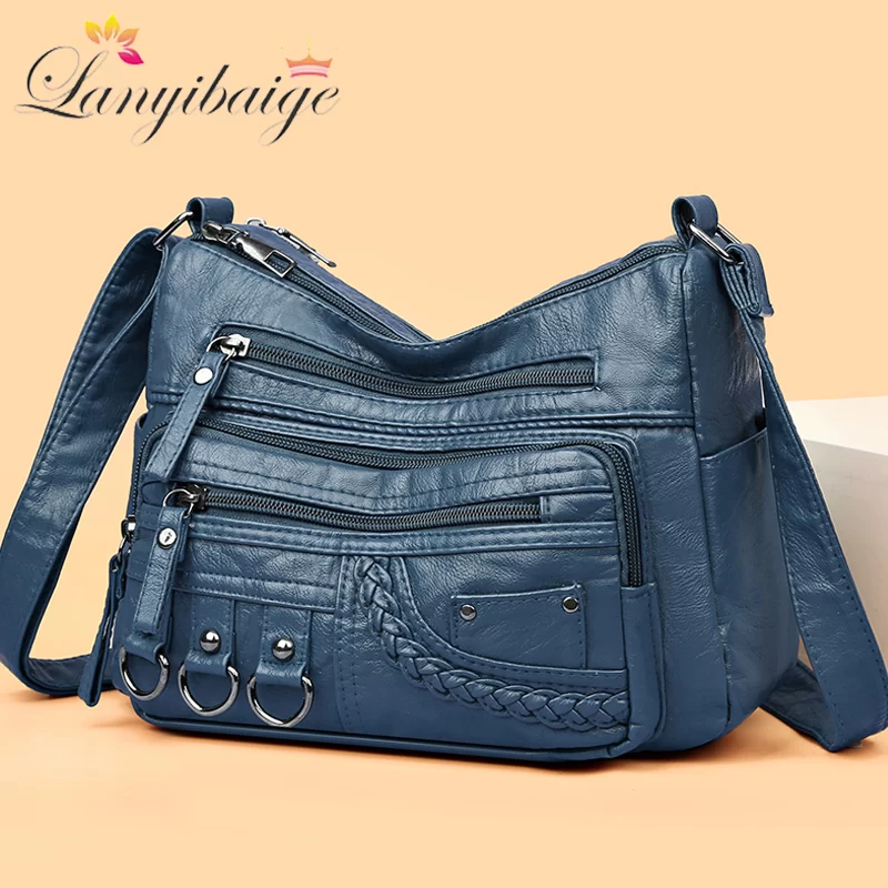 2024 New Ladies Soft Leather Bags High Quality Purses And Handbags Famous Designer Crossbody Shoulder Bag For Women Sac A Main_1