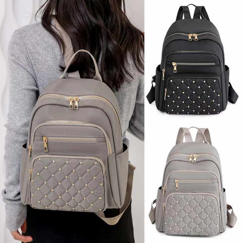 Fashion Bagpack Women High Quality Nylon Backpacks Female Big Travel Back Bag Large School Bags for Teenage Girls Shoulder Bag_1