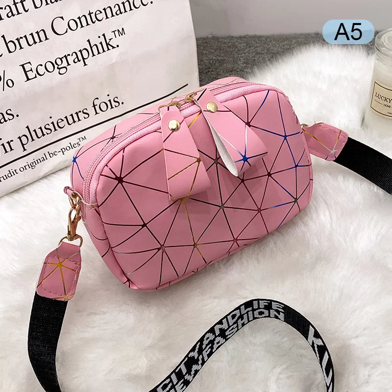 Girls Cosmetic Bag Women's Bag Printed Wide Shoulder Strap Small Messenger Bag Ladies Messenger Bag_12