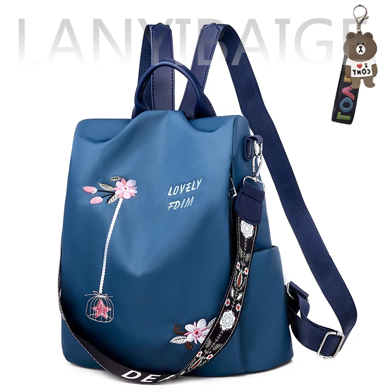 Fashion Backpack Women Oxford Cloth Shoulder Bag 2023 School Bags For Teenage Girls Light Ladies Travel Bagpack Mochila Feminina_10