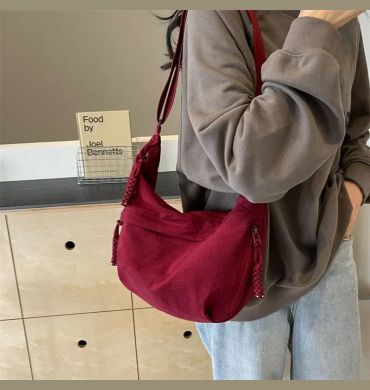 Nylon Fabric Shoulder Bag New High Capacity Women's Crossbody Messenger Bag Leisure Versatile Shoulder Hobos Bag