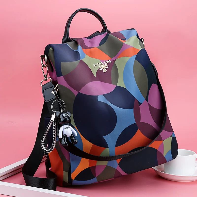 Fashion Backpack Women Oxford Cloth Shoulder Bag 2023 School Bags For Teenage Girls Light Ladies Travel Bagpack Mochila Feminina_4