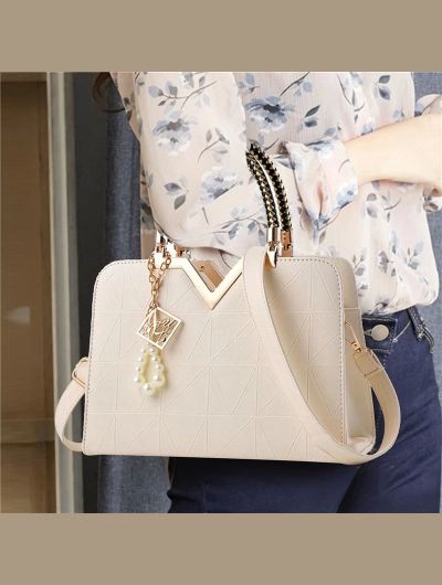 Women Handbag Patchwork Shoulder Messenger Office Work PU Leather Female Bag Ladies Luxury Handbag Fashion Elegant Shoulder Bag