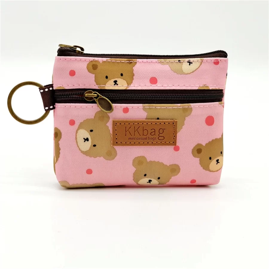 Cute Animals Wallet Zipper Purse Cartoon Small Coin Purse Lightweight Storage Bag Money Bag Key Card Holder For Student Women_16