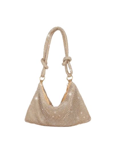 Women Shiny Rhinestone Dinner Bag New Party Wedding Purses 2023 Luxury Full-Diamond Ladies Handbag Designer Sparkly Evening Bags