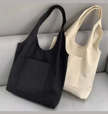 Canvas Bag for Women Shopper Handbags Environmental Storage Reusable Canvas Shoulder Tote Bag School Bags Girl Christmas Gift