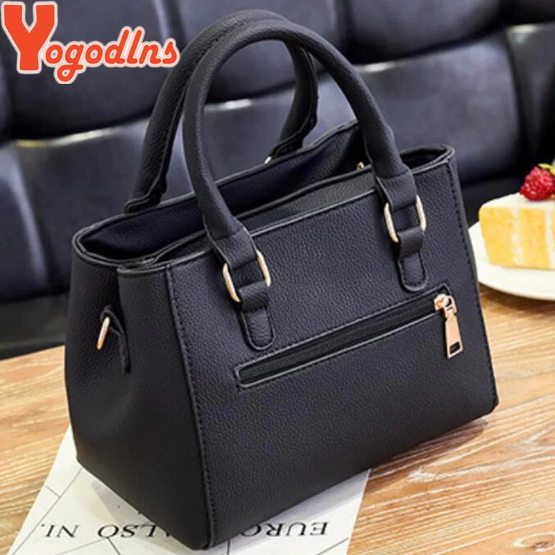 Yogodlns women beading pendant handbag ladies embossed shoulder bag ladies Messenger bag hairball bags high quality bag_4