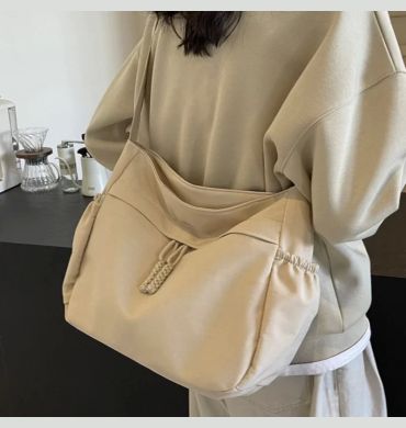 Nylon Hobos Crossbody Bags Solid Casual Zipper Women's Bags 2025 Fashion High Capacity Solid Color Single Shoulder Totes Bag