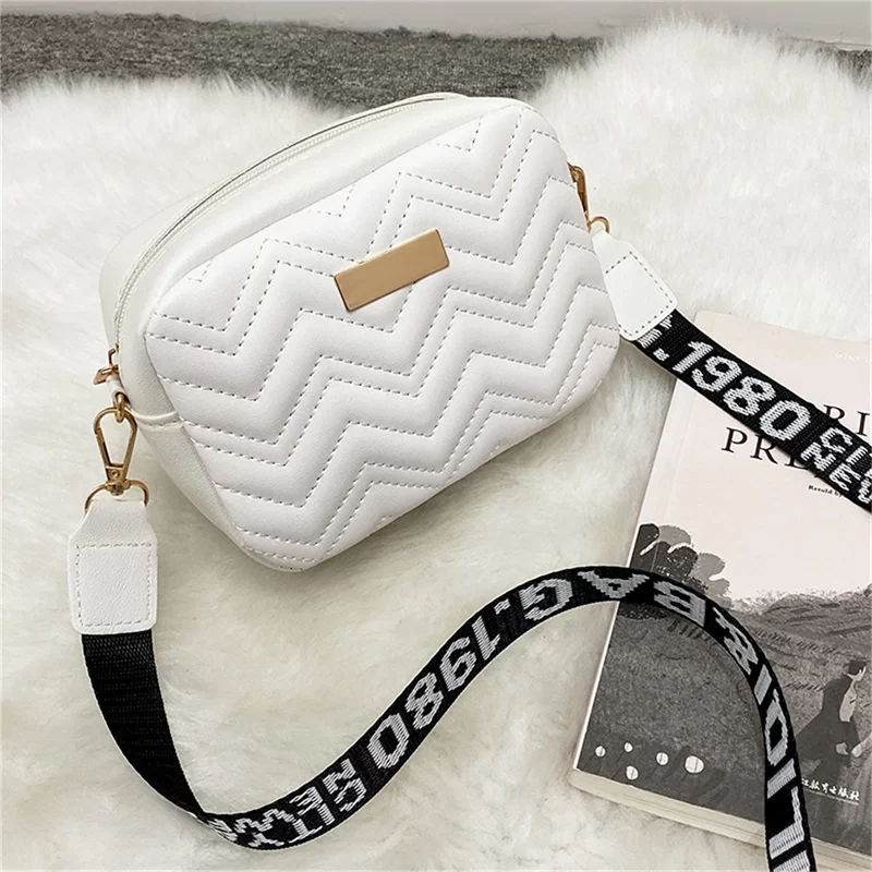 Fashion Solid Color Shoulder Bag Crossbody Bags Women Leather Woven Bag Mobile Phone Purse_4