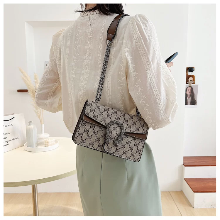 Luxury Women's Shoulder Bags Designer Fashion Chain Women's Handbags Mini Crossbody Bags_2