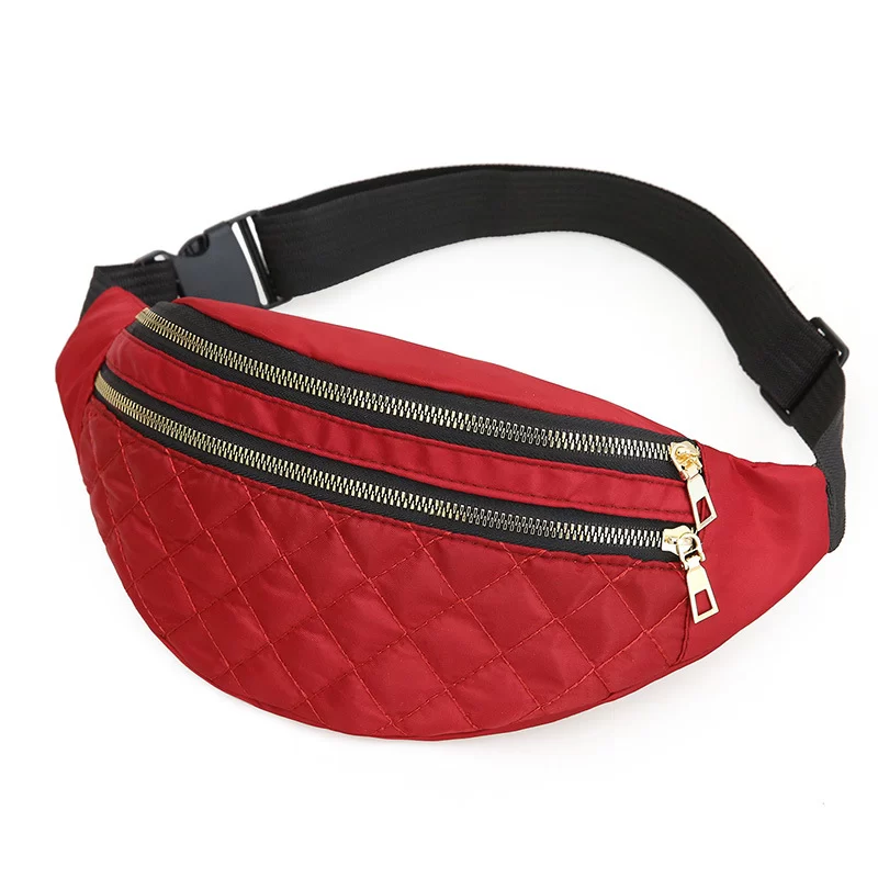 Waist Bags for Women Oxford Leisure Color Waist Bag Shoulder Crossbody Chest Bags Handbags All-match Messenger Belt Bags_12