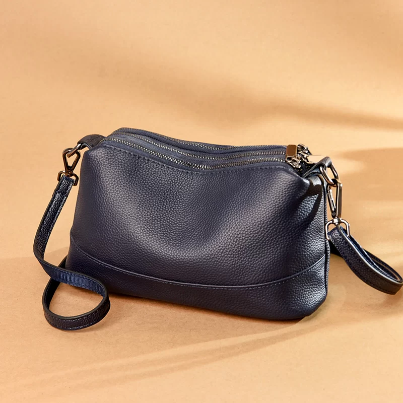 New Fashion Women Genuine Leather Handbags Women's bags Designer Female Shoulder Bags Luxury Brand Cowhide Ladies Messenger Bag_9