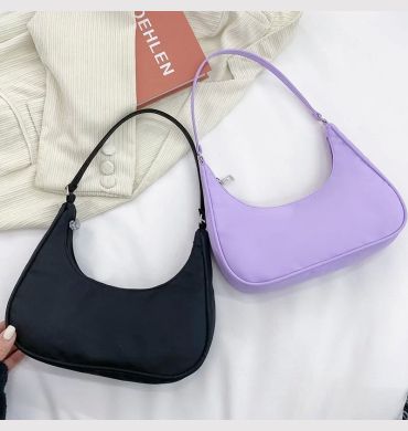 Women Bags Armpit Shoulder Bag Small Shoulder Purse Nylon Underarm Bags Clutch Women Hobos Summer Simple Handbags Bolso Feminina