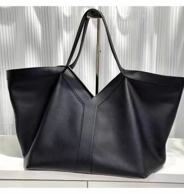 Soft Luxury Y Letter Women Shoulder Bag New Genuine Leather Fashion Large Capacity Tote Bag High-end Casual Commuting Brand Bag