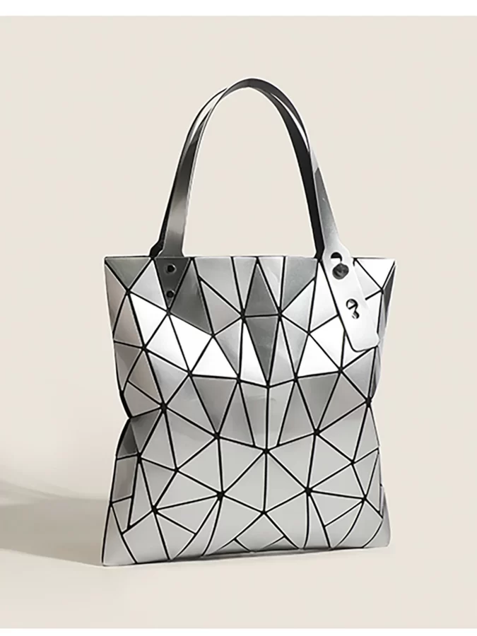 Lightweight Fashion Geometric Rhombus Bag Women's Shoulder Handbag Commuter Tote Bag Shopping Bag_8