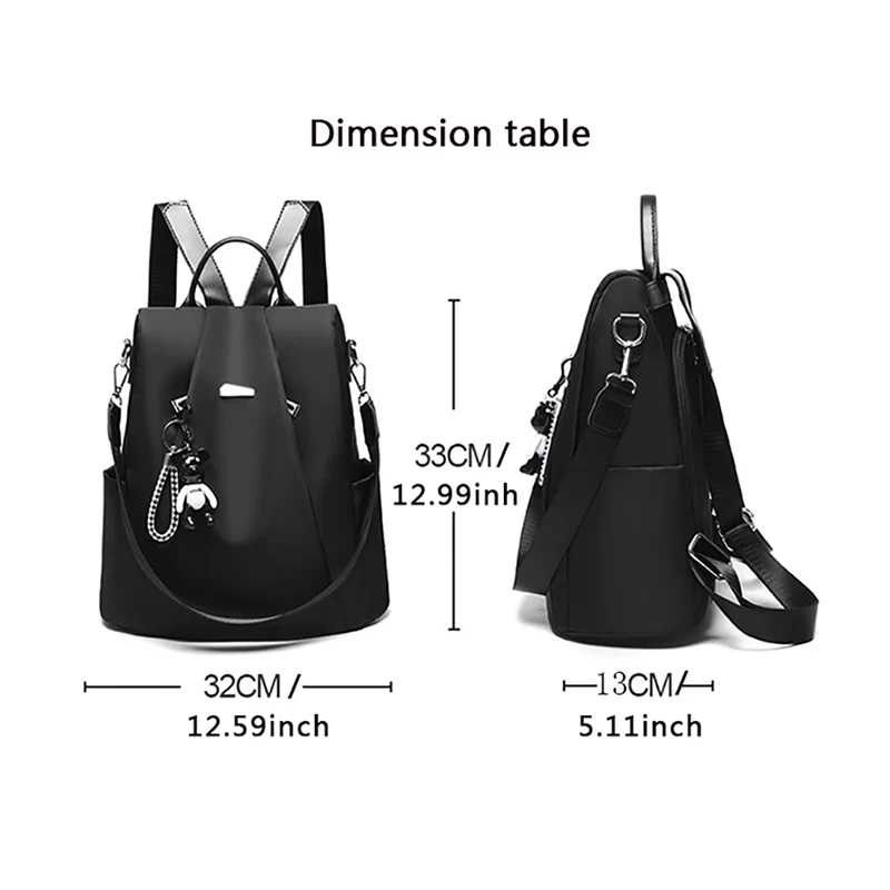 Women's backpack Oxford Female Anti Theft Backpack School Bag For Teenager Girls Sac Hot Sale shoulder bag versatile backpack_3