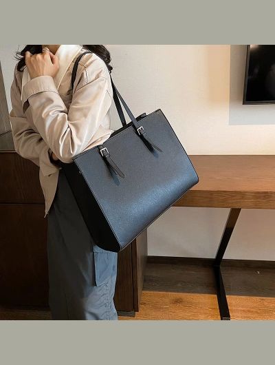 New Women Retro Tote Bags Messenger Handbag High Quality PU Leather Shoulder Bag Big Casual Crossbody Bag