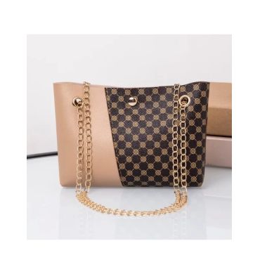 Bag 2024 new trendy fashion polka dot printing chain bucket bag one shoulder messenger bag one piece delivery