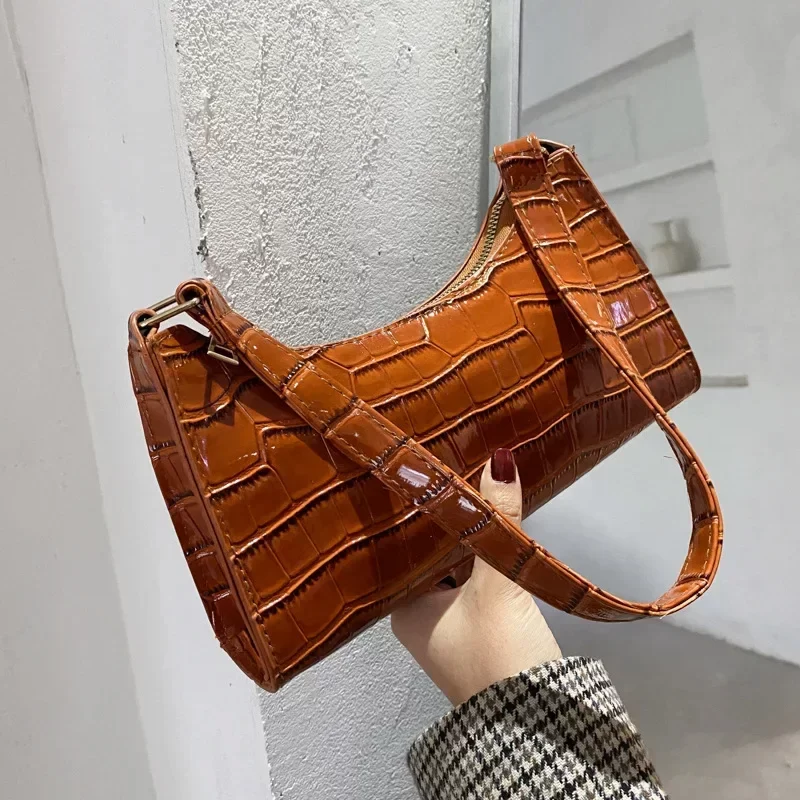 Fashion Exquisite Shopping Bag Retro Casual Women Totes Shoulder Bags Female Leather Solid Color Chain Handbag for Women 2024_13