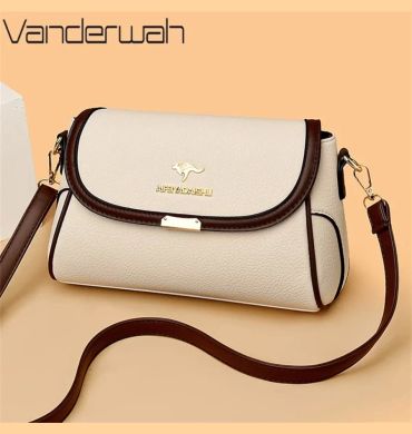 Solid Color High Quality Leather Small Shoulder Bagsfor Women 2024 New Messenger Bags with StrapDesigner Crossbody Bag Sac AMain