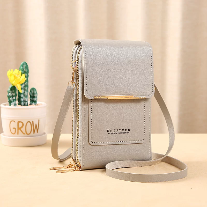 Women Crossbody Shoulder Bags Wallets Touch Screen Cell Phone Purse Soft Leather Strap Handbag for Female Luxury Messenger Bags_7