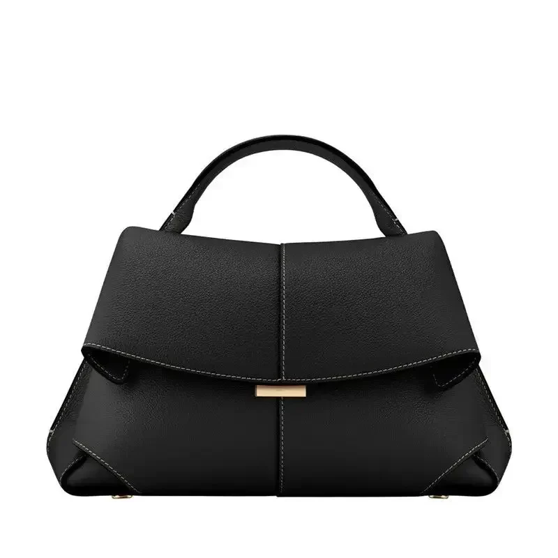 Women's Large Capacity Handbag Solid Color Casual Trend Dumpling Bag Luxury Brand Design Fashion Leather Shoulder Crossbody Bag_11