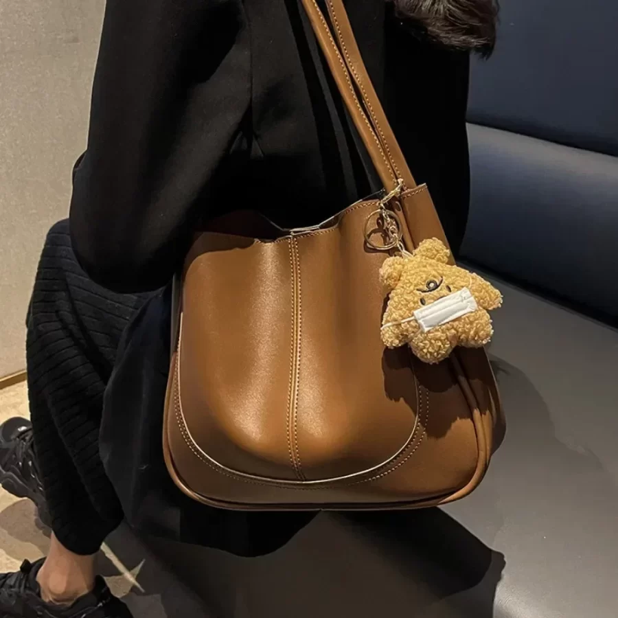 High-End Texture Large Capaci Bag 2024 Autumn and Winter New Women's Bag Fashion Commuter Shoulder Bag Handbags for Women Сумка_3