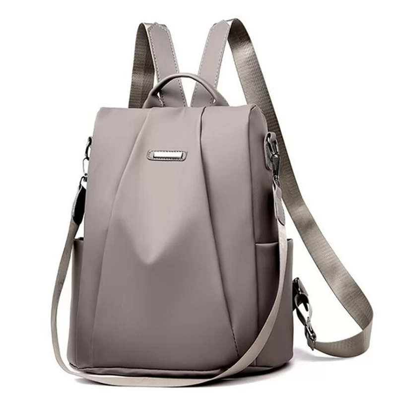 Women's Backpack Casual Nylon Solid Color School Bag Fashion Detachable Shoulder Strap Shoulder Bag Mochila Femenina_8