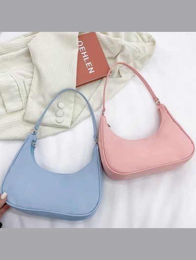 Women Bags Armpit Shoulder Bag Small Shoulder Purse Nylon Underarm Bags Clutch Women Hobos Summer Simple Handbags Bolso Feminina