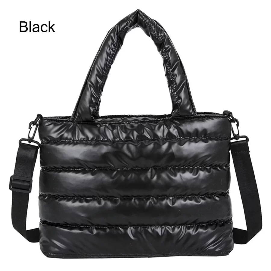 New Puffer Tote Bag for Women Quilted Puffy Handbag Lightweight Down Cotton Padded Shoulder Bag Down Padding Crossbody Handbag_11