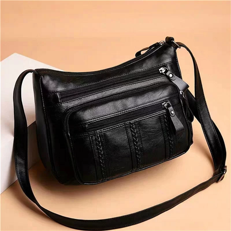 Trendy Luxury Women Shoulder Bags Envelope Flap Purse Bag Middle-aged Mother Messenger Bags Daily Handbags_6