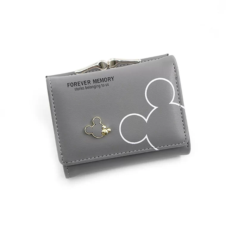 Disney Cartoon Mickey Mouse Wallet for Women's PU Leather Coin Purse Woman Mini Short Wallets Girls Bags Fashion Accessories_6