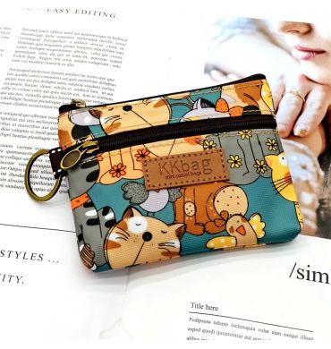 Cute Animals Wallet Zipper Purse Cartoon Small Coin Purse Lightweight Storage Bag Money Bag Key Card Holder For Student Women