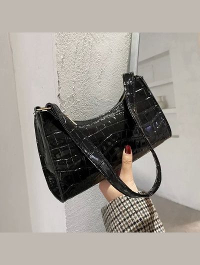 Fashion Exquisite Shopping Bag Retro Casual Women Totes Shoulder Bags Female Leather Solid Color Chain Handbag for Women 2024