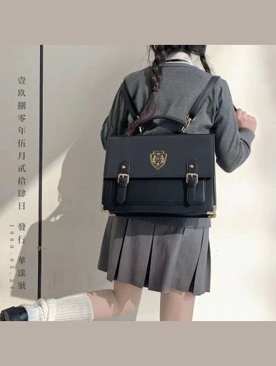 Preppy JK Y2k Aesthetic Fashion Casual Women Handbags All Match Girls School Backpacks Korean Simple Shoulder Crossbody Bags