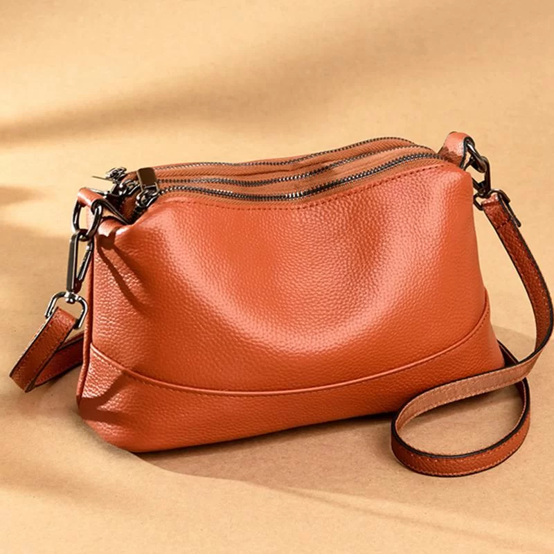 New Fashion Women Genuine Leather Handbags Women's bags Designer Female Shoulder Bags Luxury Brand Cowhide Ladies Messenger Bag_1