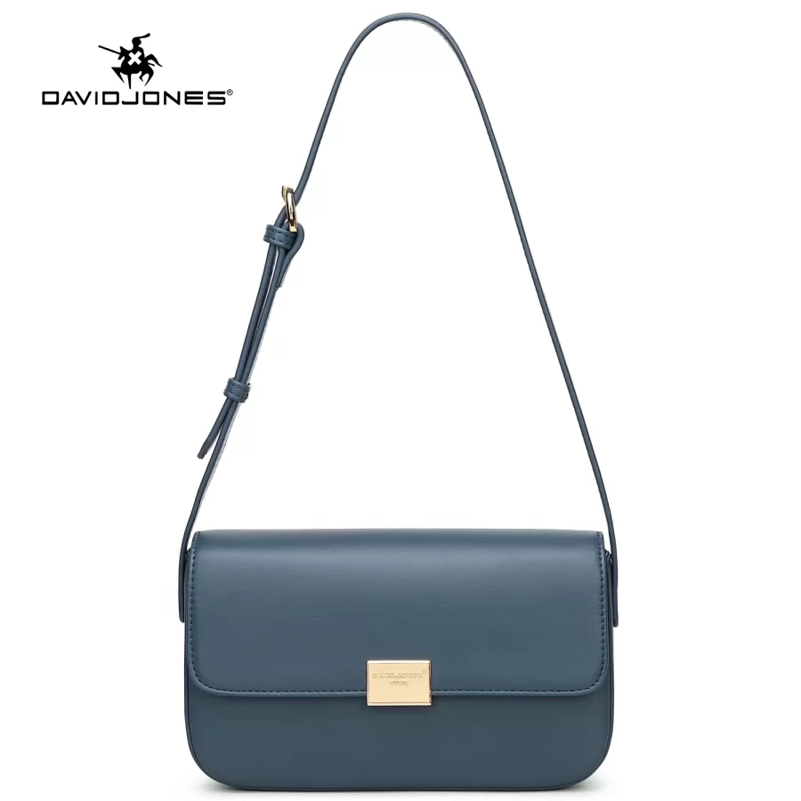 New David Jones Paris Women Handbag Waterproof Female Crossbody Bag Small Plain Lady Fashion Shoulder Bag_1