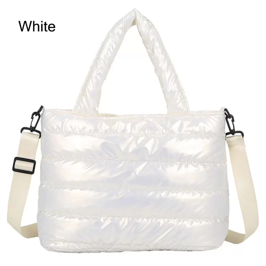 New Puffer Tote Bag for Women Quilted Puffy Handbag Lightweight Down Cotton Padded Shoulder Bag Down Padding Crossbody Handbag_7