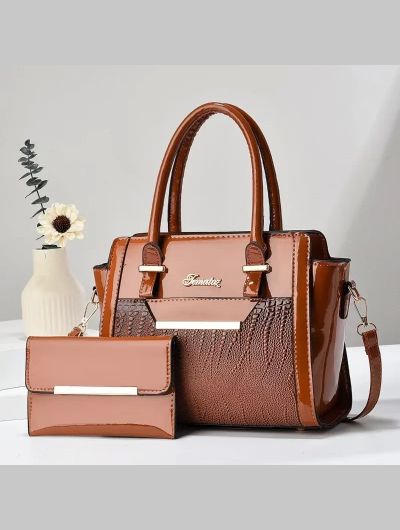 New Large Capacity Crocodile Print Handbag Mother Bag Women's Bag High Quality Shoulder Tote Bag