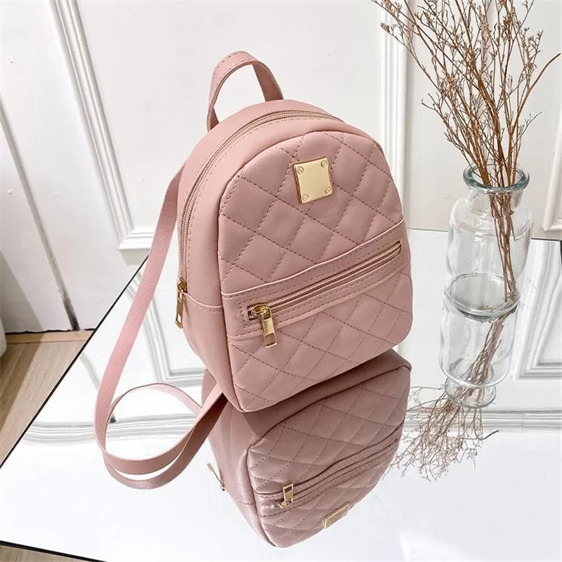 Backpack for Women PU Leather Multifunction Crossbody Bag Ladies Phone Pouch Pack Luxury Brand Shoulder Bag Messenger Bags_2