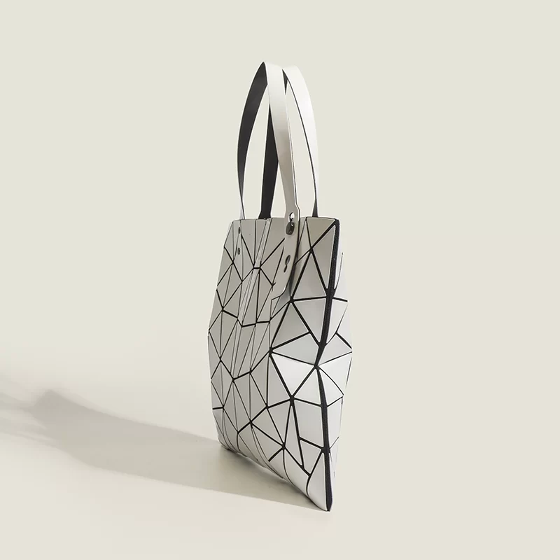 Lightweight Fashion Geometric Rhombus Bag Women's Shoulder Handbag Commuter Tote Bag Shopping Bag_2