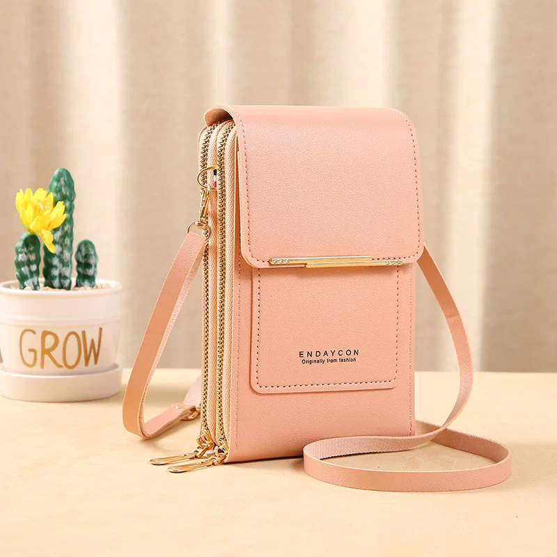 Women Crossbody Shoulder Bags Wallets Touch Screen Cell Phone Purse Soft Leather Strap Handbag for Female Luxury Messenger Bags_9