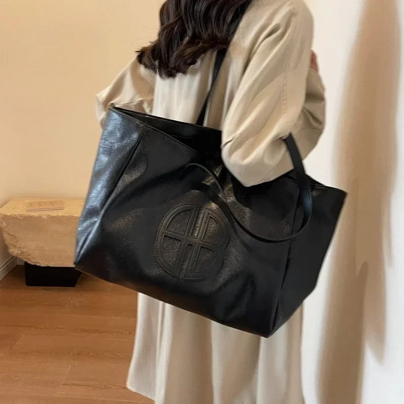 Luxury Vintage Tote Bag for Women,Large Capacity Commuter designer Shoulder Bags,Replicas of luxury Top-Handle Bag 2024 New_4