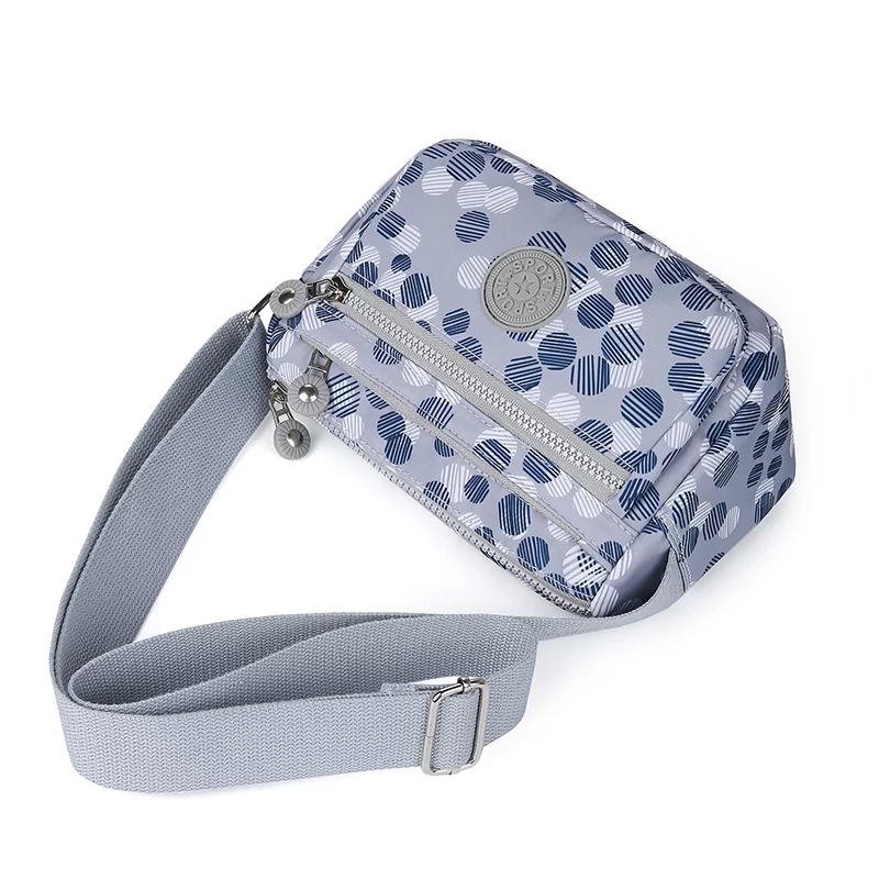 Nylon Shoulder Bag New Lightweight Small Square Bag Anti Splash Casual Crossbody Women's Bag_4