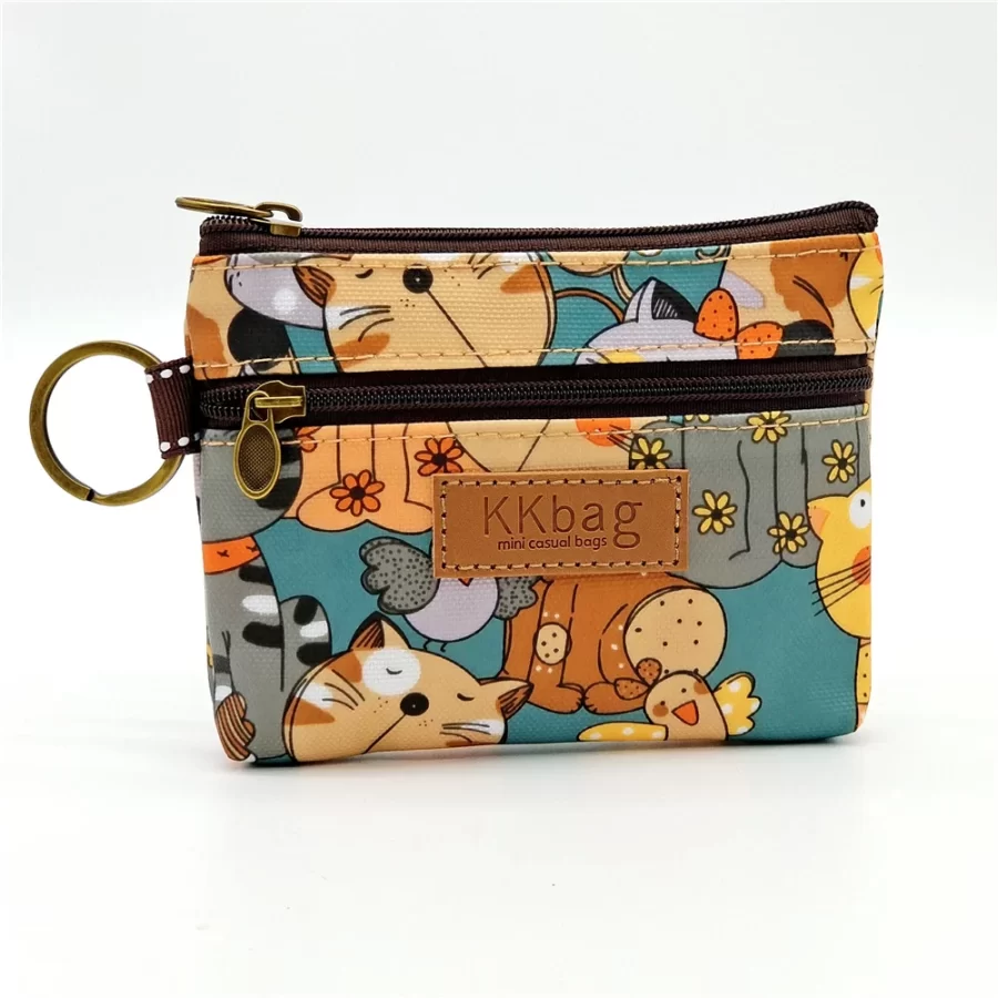 Cute Animals Wallet Zipper Purse Cartoon Small Coin Purse Lightweight Storage Bag Money Bag Key Card Holder For Student Women_11