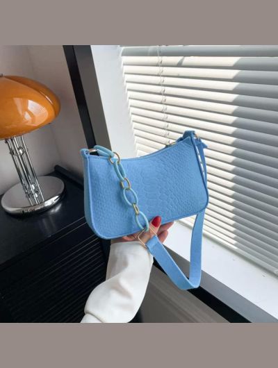 Fashion Felt Cloth Pattern Shoulder Bags For Women Small Handle Underarm Bag Clutch Luxury Solid Color Female Handbag With Purse