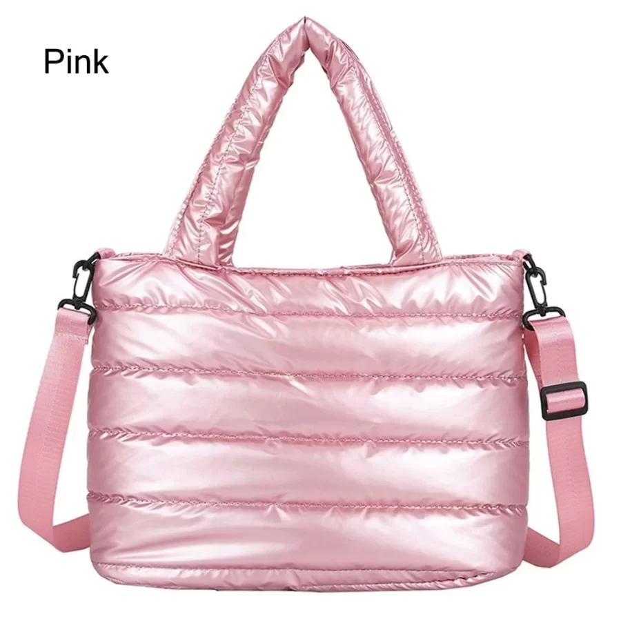 New Puffer Tote Bag for Women Quilted Puffy Handbag Lightweight Down Cotton Padded Shoulder Bag Down Padding Crossbody Handbag_10