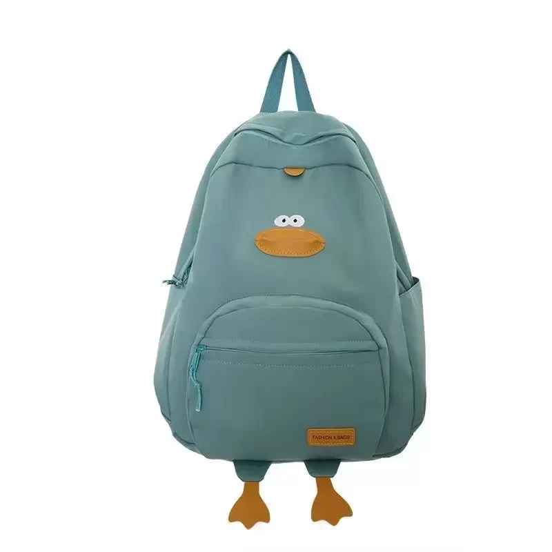 New Cartoon Duck Backpack Designer Cute Travel Bag Female College Student Versatile Korean Edition Girls' School Bag рюкзак_8